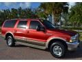 2000 Toreador Red Metallic Ford Excursion Limited 4x4  photo #8