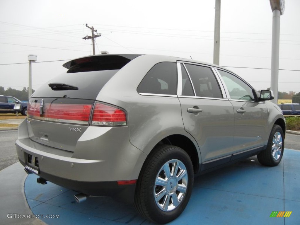 2008 MKX  - Vapor Silver Metallic / Medium Light Stone photo #5