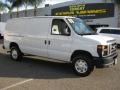 Oxford White 2008 Ford E Series Van E250 Super Duty Cargo