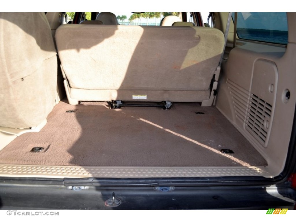 2000 Excursion Limited 4x4 - Toreador Red Metallic / Medium Parchment photo #54