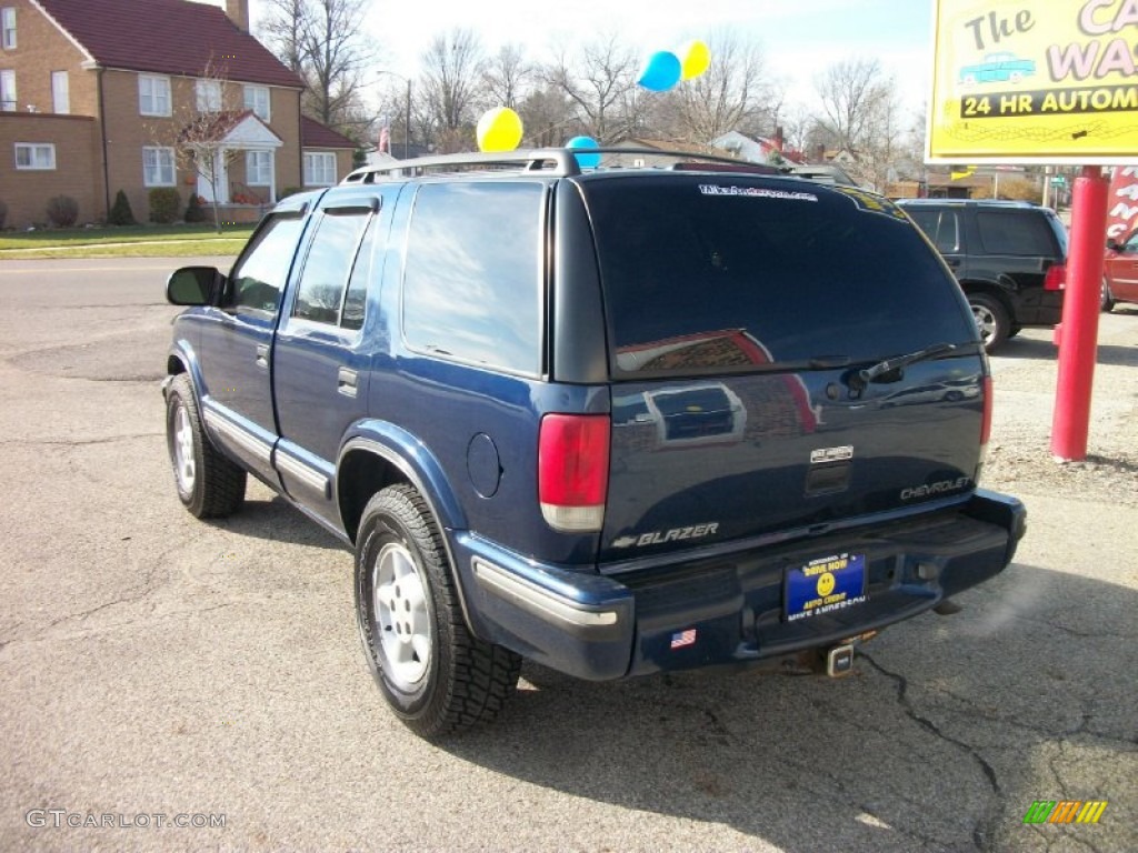 1999 Blazer LS 4x4 - Indigo Blue Metallic / Medium Gray photo #3