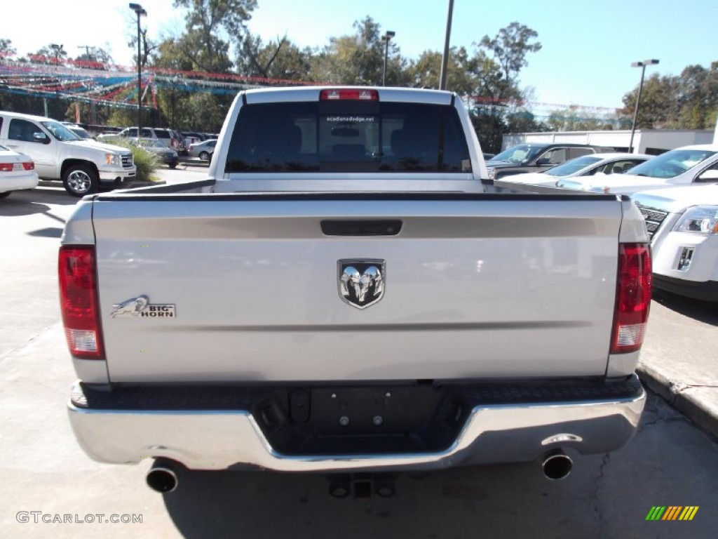 2012 Ram 1500 Big Horn Quad Cab - Bright Silver Metallic / Dark Slate Gray/Medium Graystone photo #5