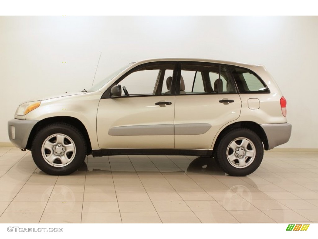 2003 RAV4 4WD - Vintage Gold / Taupe photo #4