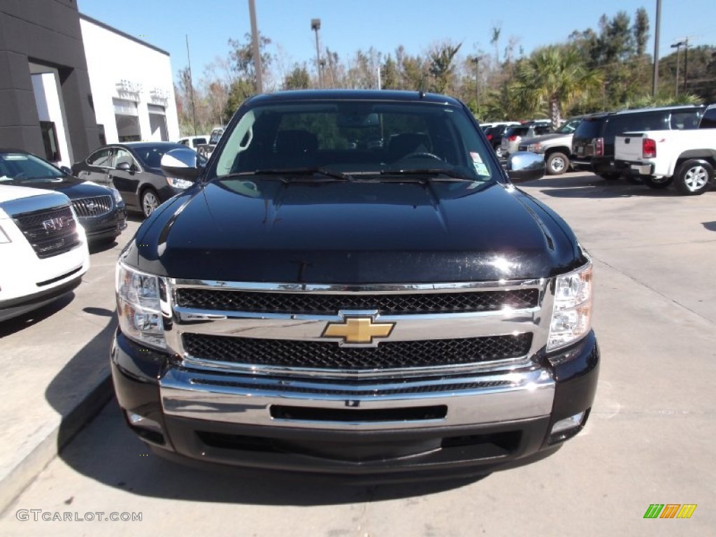 2011 Silverado 1500 LT Extended Cab - Black / Ebony photo #3