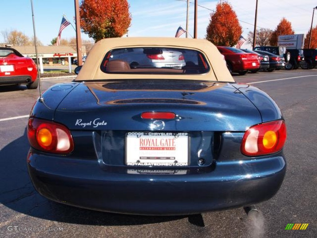 2000 MX-5 Miata LS Roadster - Emerald Mica / Beige photo #5