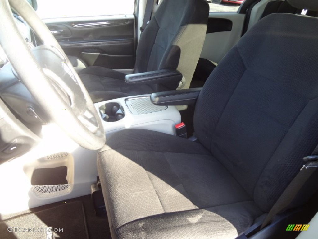 2012 Grand Caravan SXT - Dark Charcoal Pearl / Black/Light Graystone photo #14