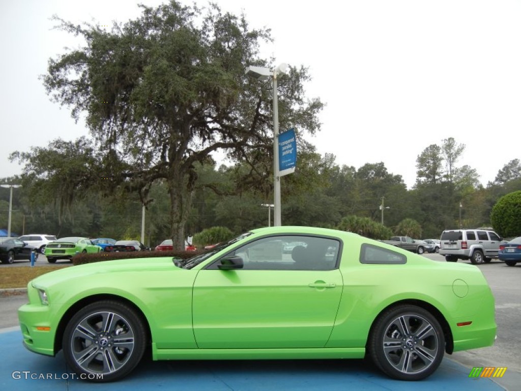 Gotta Have It Green 2013 Ford Mustang V6 Coupe Exterior Photo #73588229