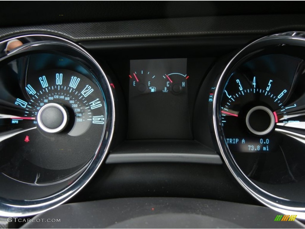2013 Ford Mustang V6 Coupe Gauges Photo #73588353