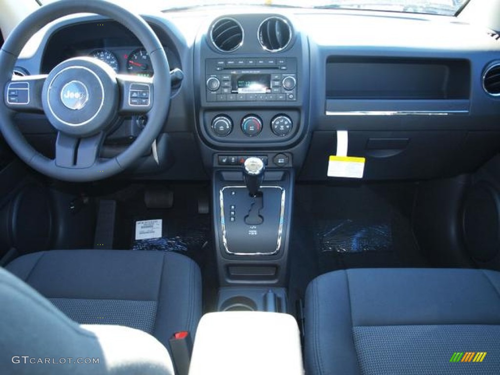 2013 Jeep Compass Latitude Dark Slate Gray Dashboard Photo #73588508