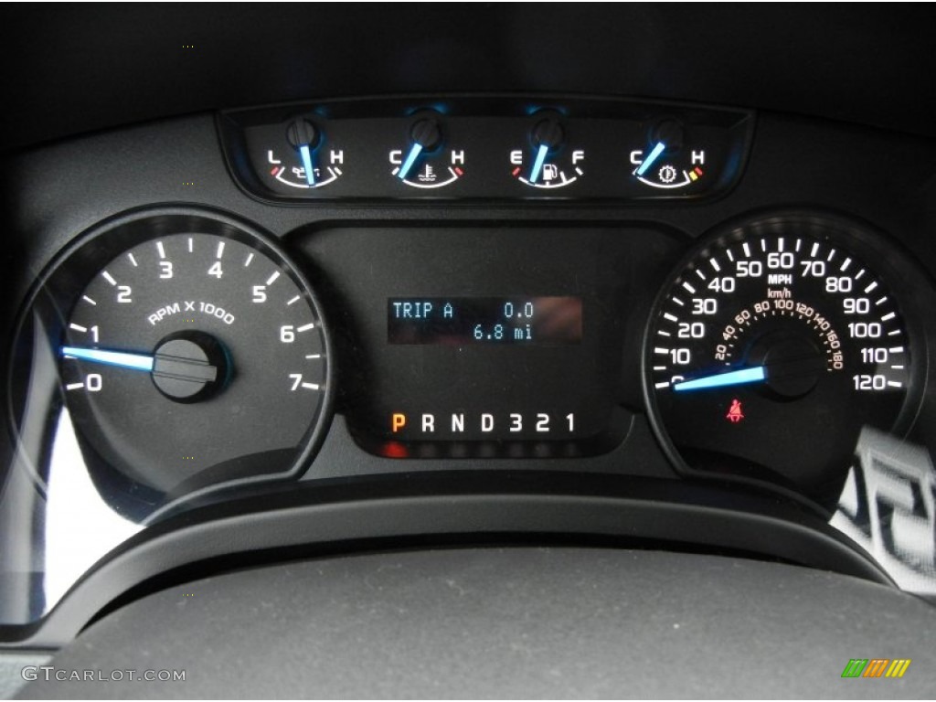 2013 Ford F150 XL Regular Cab Gauges Photo #73588616