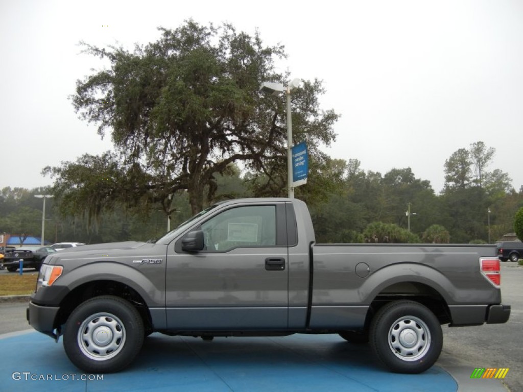 Sterling Gray Metallic 2013 Ford F150 XL Regular Cab Exterior Photo #73588743