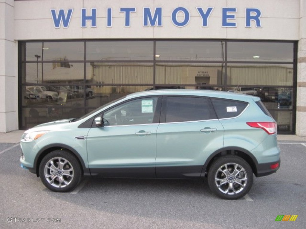 2013 Escape SEL 1.6L EcoBoost 4WD - Frosted Glass Metallic / Charcoal Black photo #1