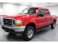 2000 Red Ford F350 Super Duty Lariat Crew Cab 4x4  photo #6