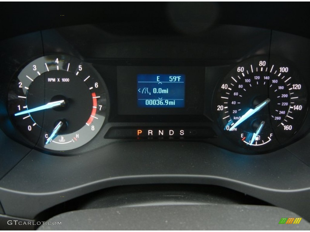 2013 Ford Fusion S Gauges Photos
