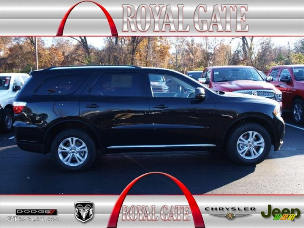 2013 Durango SXT AWD - Brilliant Black Crystal Pearl / Dark Graystone/Medium Graystone photo #1