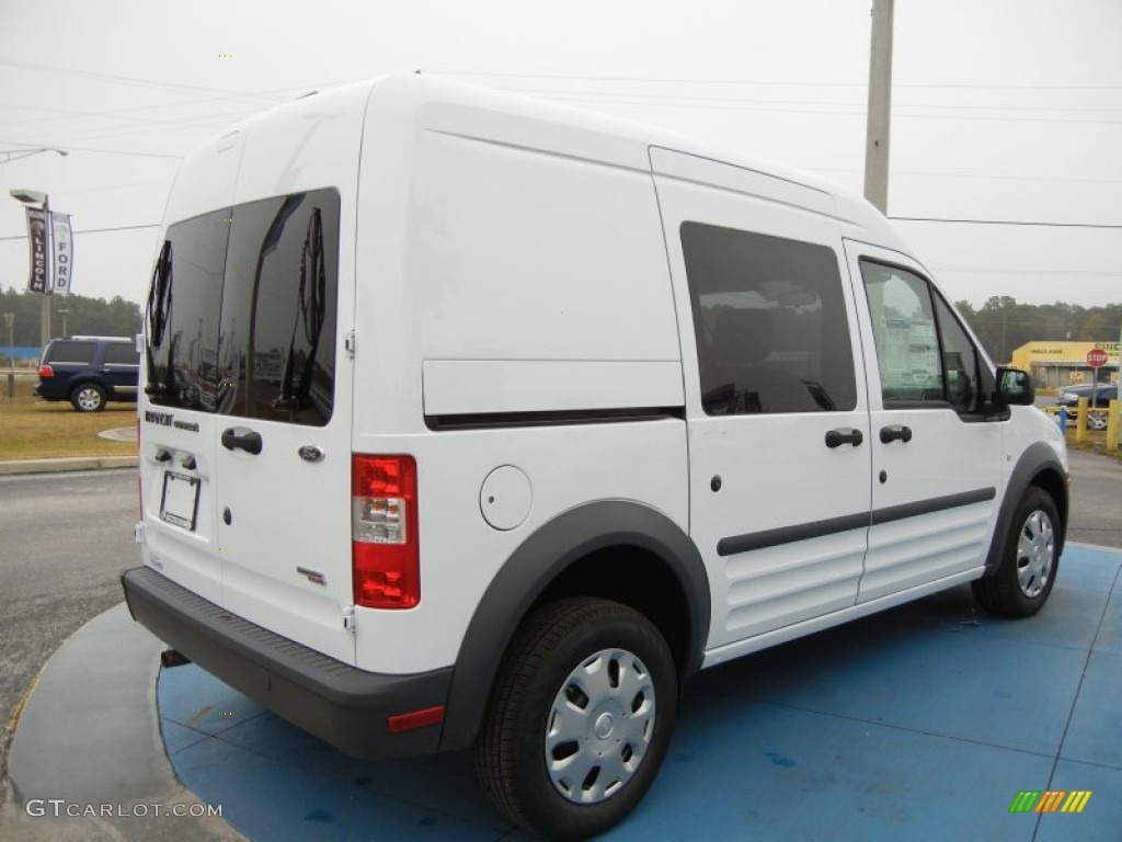 Frozen White 2013 Ford Transit Connect XL Van Exterior Photo #73589915