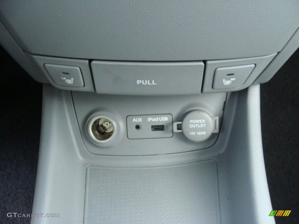 2009 Elantra GLS Sedan - Black Pearl / Gray photo #19