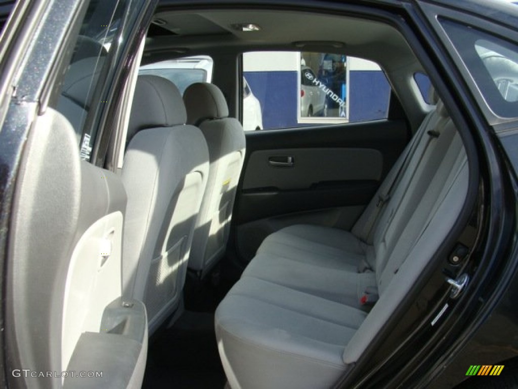 2009 Elantra GLS Sedan - Black Pearl / Gray photo #20