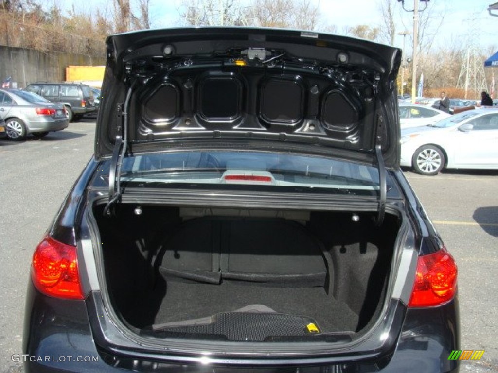 2009 Elantra GLS Sedan - Black Pearl / Gray photo #21
