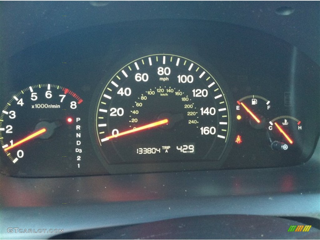 2004 Accord EX V6 Sedan - Redondo Red Pearl / Black photo #12