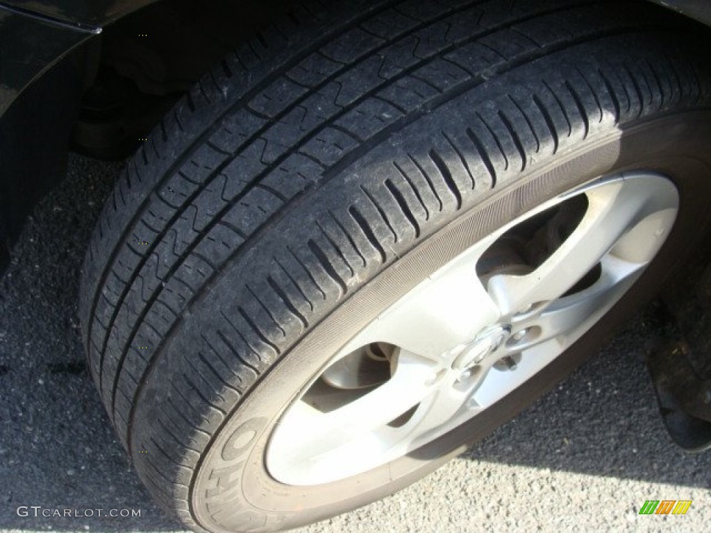 2009 Elantra GLS Sedan - Black Pearl / Gray photo #28