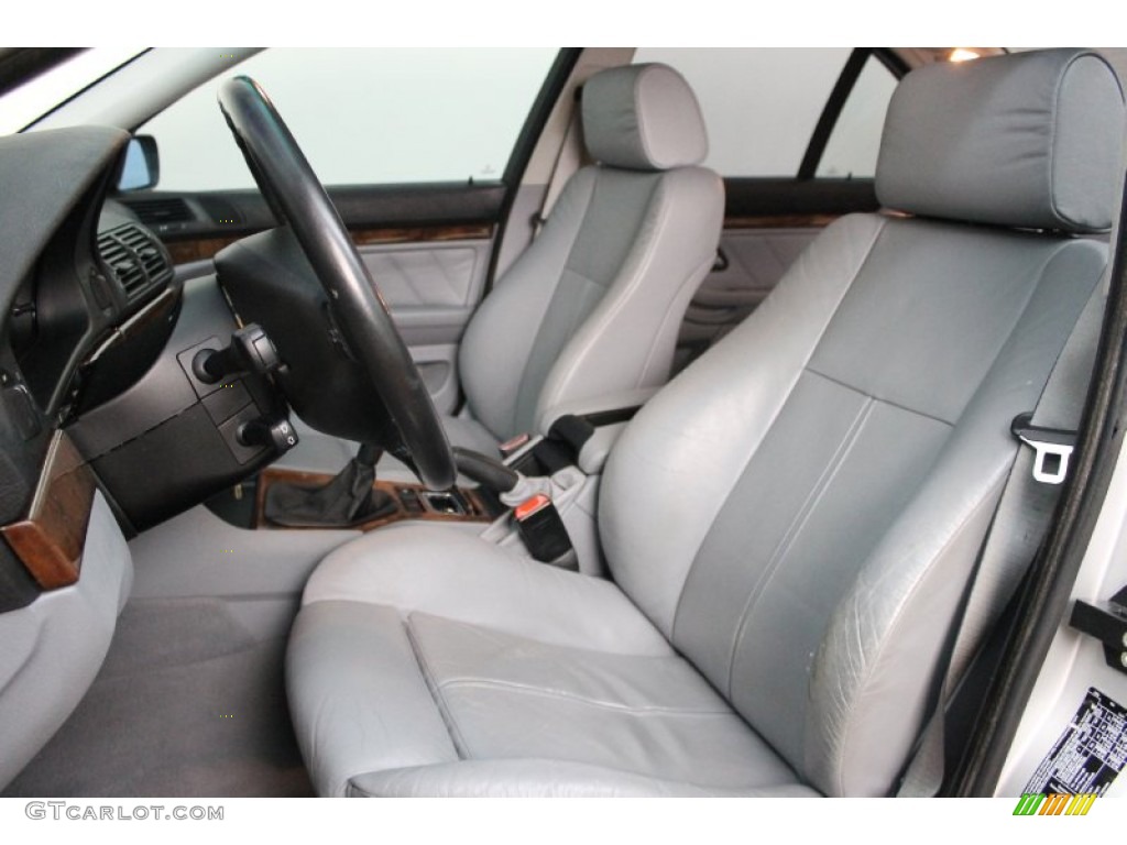 Gray Interior 2000 BMW 5 Series 540i Sedan Photo #73591766