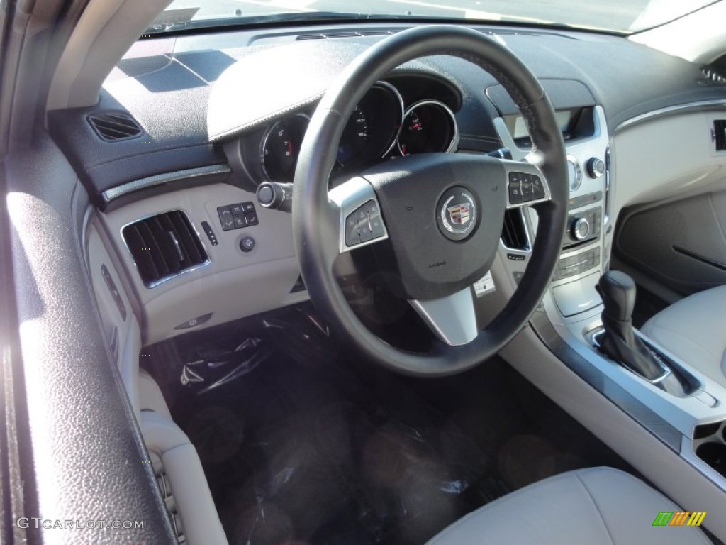 2009 CTS 4 AWD Sedan - Thunder Gray ChromaFlair / Light Titanium/Ebony photo #10