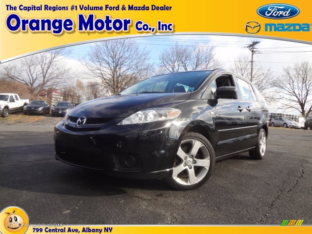 2007 MAZDA5 Sport - Brilliant Black / Black photo #1