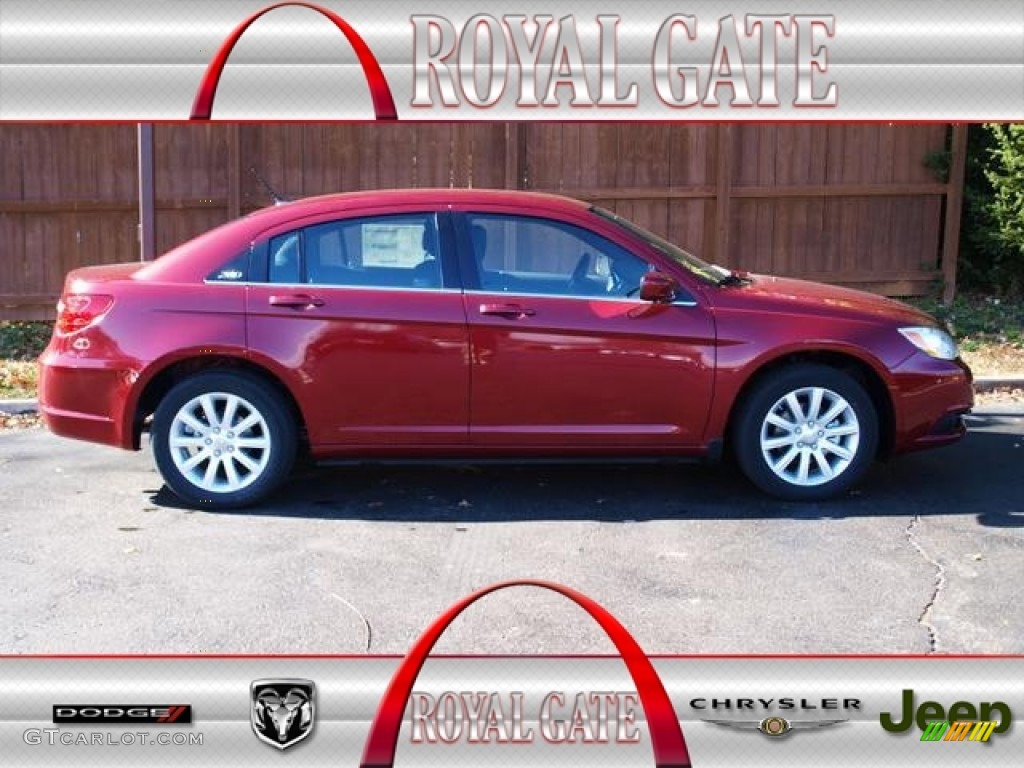 2013 200 Touring Sedan - Deep Cherry Red Crystal Pearl / Black photo #1