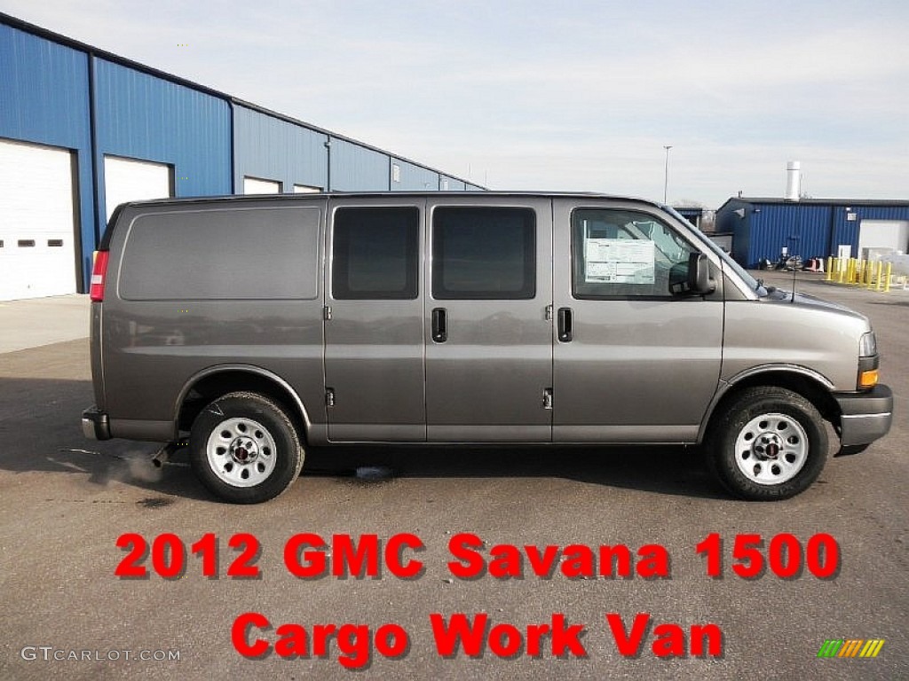 Steel Gray Metallic GMC Savana Van
