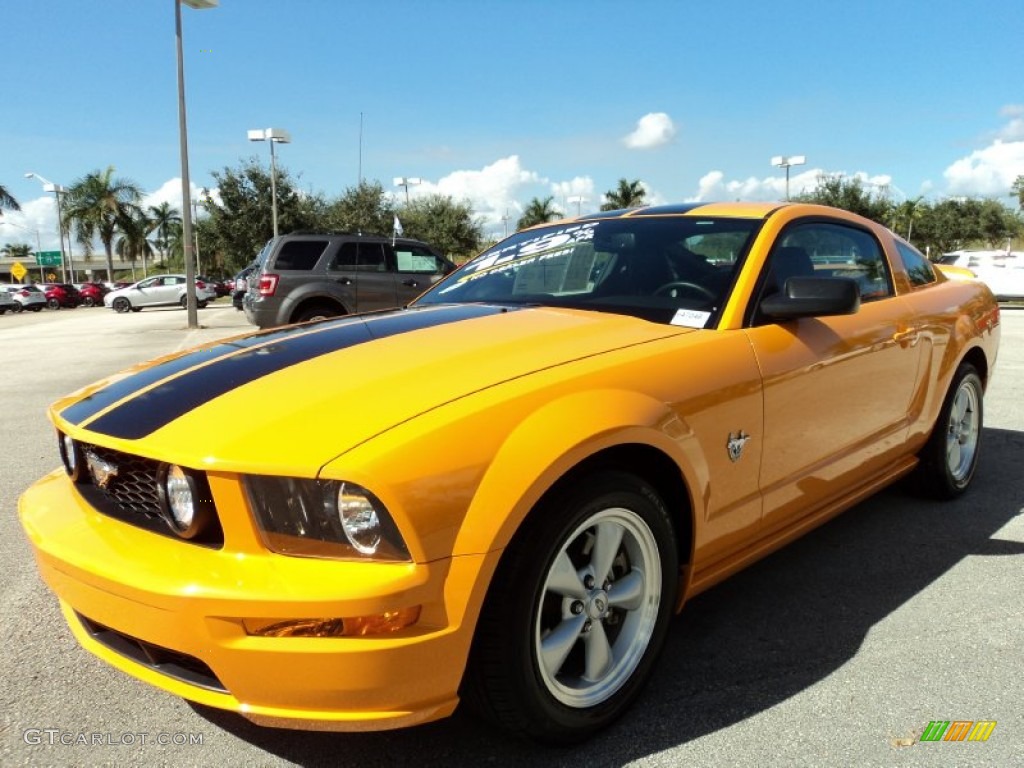 Grabber Orange 2009 Ford Mustang GT Premium Coupe Exterior Photo #73594220