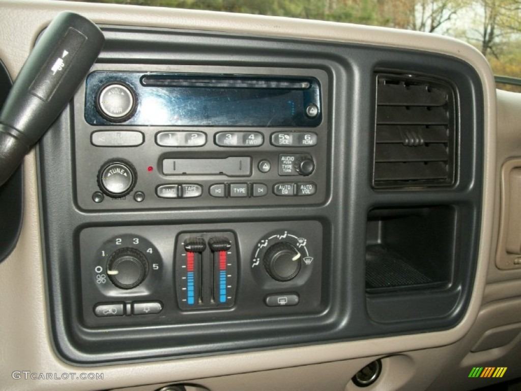 2005 Silverado 1500 LS Extended Cab - Dark Blue Metallic / Tan photo #14