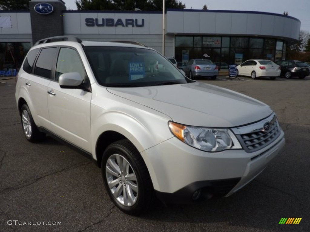 Satin White Pearl Subaru Forester