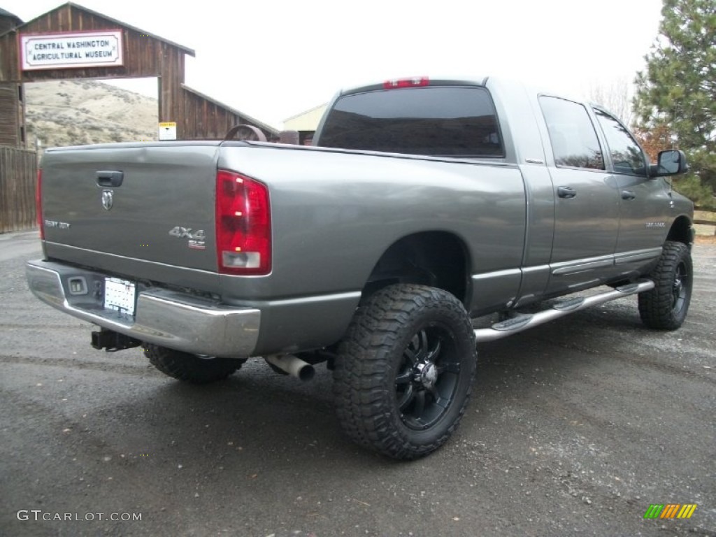 2006 Ram 3500 SLT Mega Cab 4x4 - Mineral Gray Metallic / Medium Slate Gray photo #2