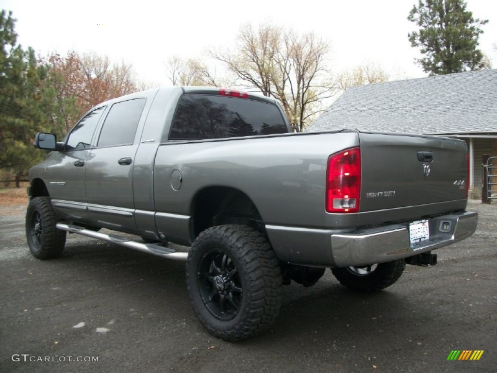 2006 Ram 3500 SLT Mega Cab 4x4 - Mineral Gray Metallic / Medium Slate Gray photo #4