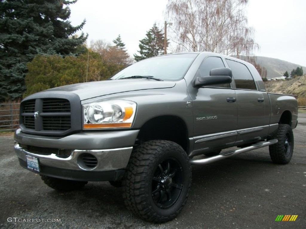 Mineral Gray Metallic 2006 Dodge Ram 3500 SLT Mega Cab 4x4 Exterior Photo #73595498