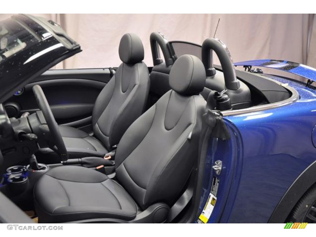 2013 Cooper Roadster - Lightning Blue Metallic / Carbon Black photo #22