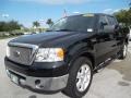 Black 2008 Ford F150 Lariat SuperCrew Exterior