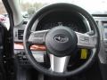 Off Black 2010 Subaru Outback 3.6R Limited Wagon Steering Wheel