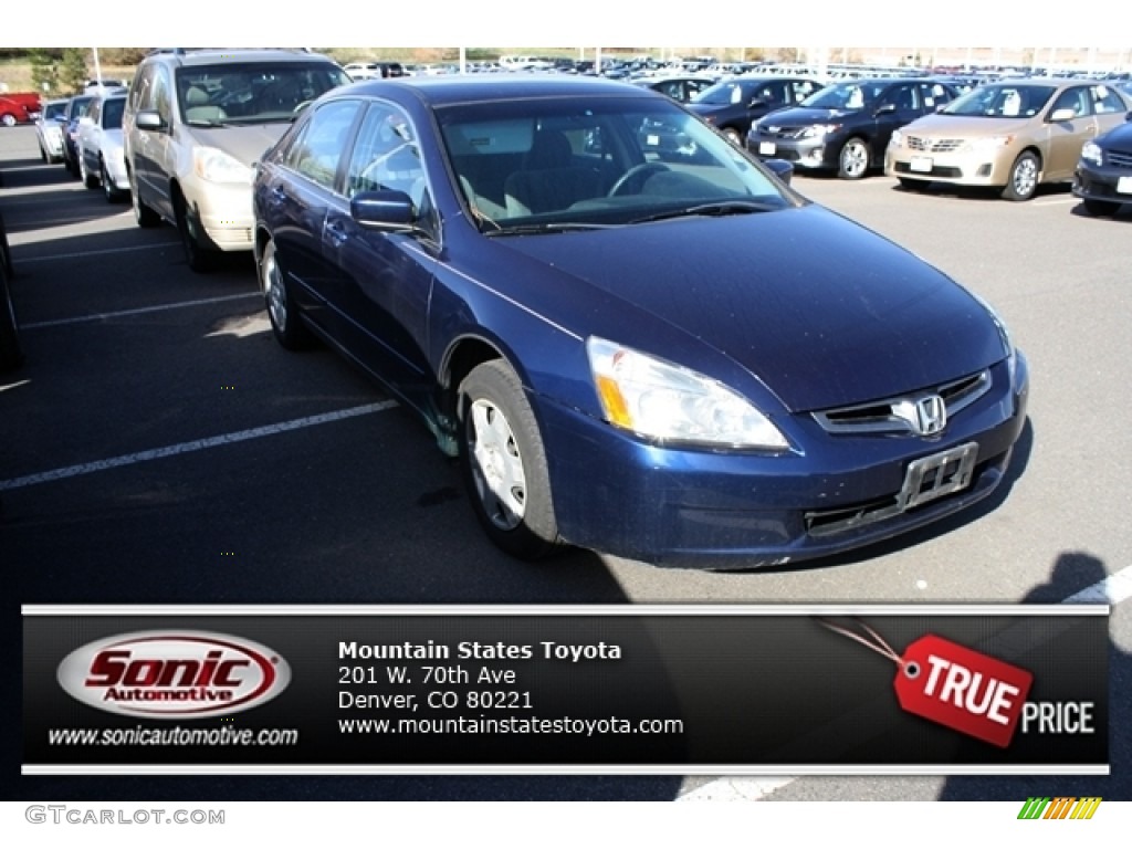 2005 Accord LX Sedan - Eternal Blue Pearl / Gray photo #1