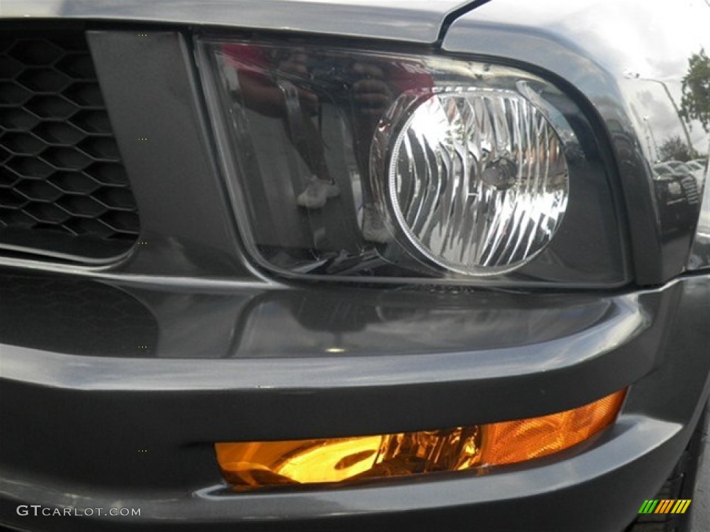 2008 Mustang V6 Deluxe Coupe - Alloy Metallic / Dark Charcoal photo #7