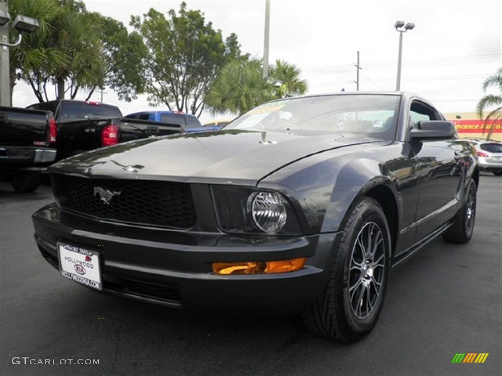 2008 Mustang V6 Deluxe Coupe - Alloy Metallic / Dark Charcoal photo #9