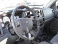 Medium Slate Gray 2008 Dodge Ram 2500 SLT Quad Cab 4x4 Steering Wheel
