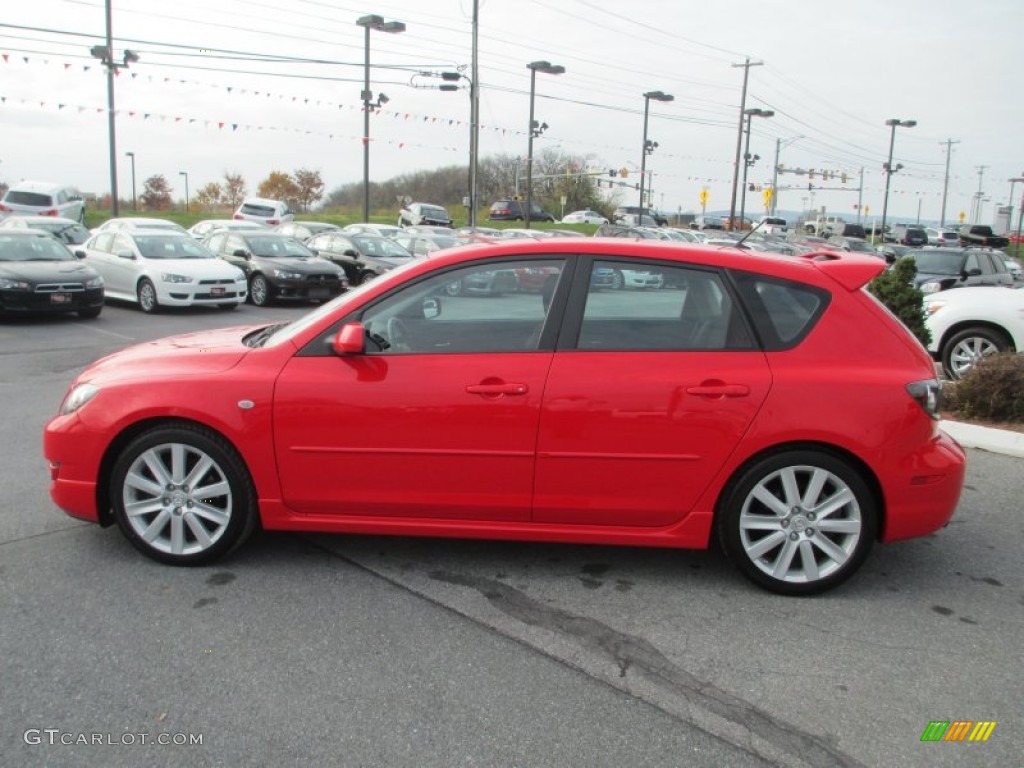 True Red 2009 Mazda MAZDA3 MAZDASPEED3 Sport Exterior Photo #73601080