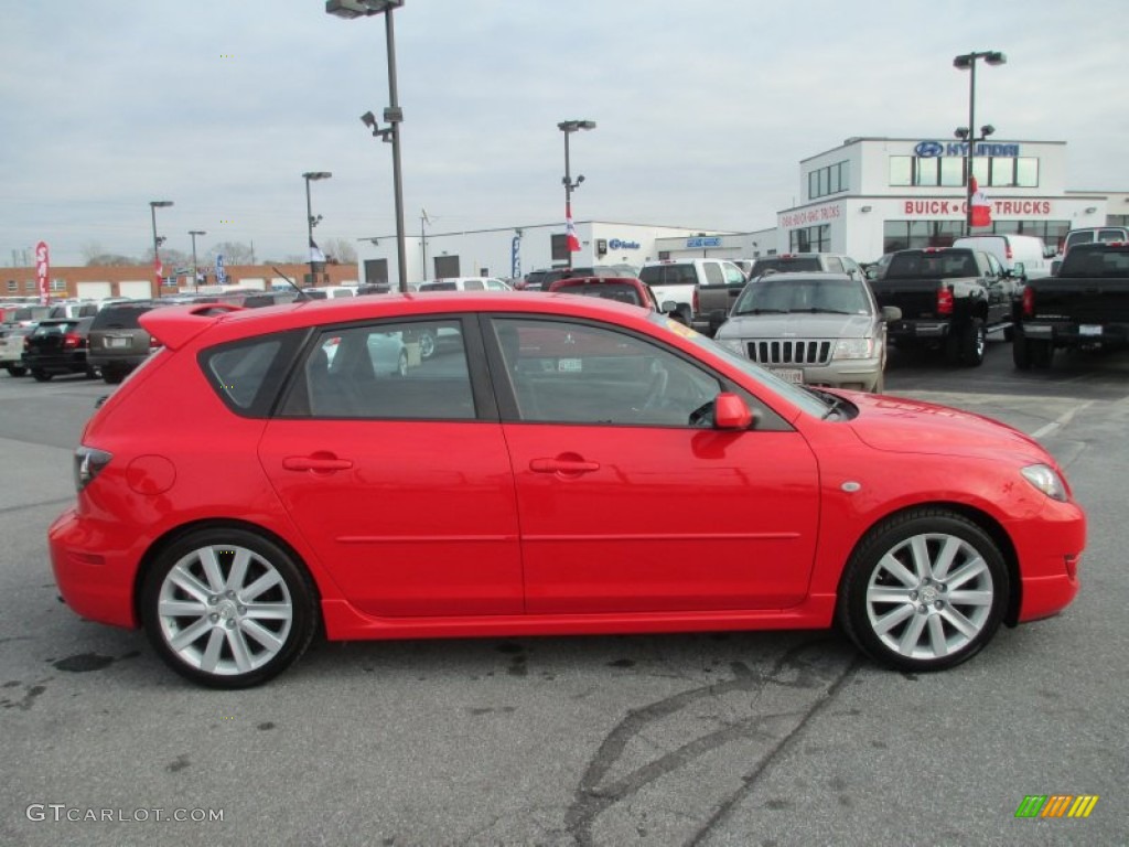 True Red 2009 Mazda MAZDA3 MAZDASPEED3 Sport Exterior Photo #73601166