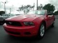 2010 Torch Red Ford Mustang V6 Premium Convertible  photo #21