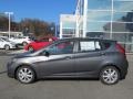 2013 Cyclone Gray Hyundai Accent SE 5 Door  photo #2