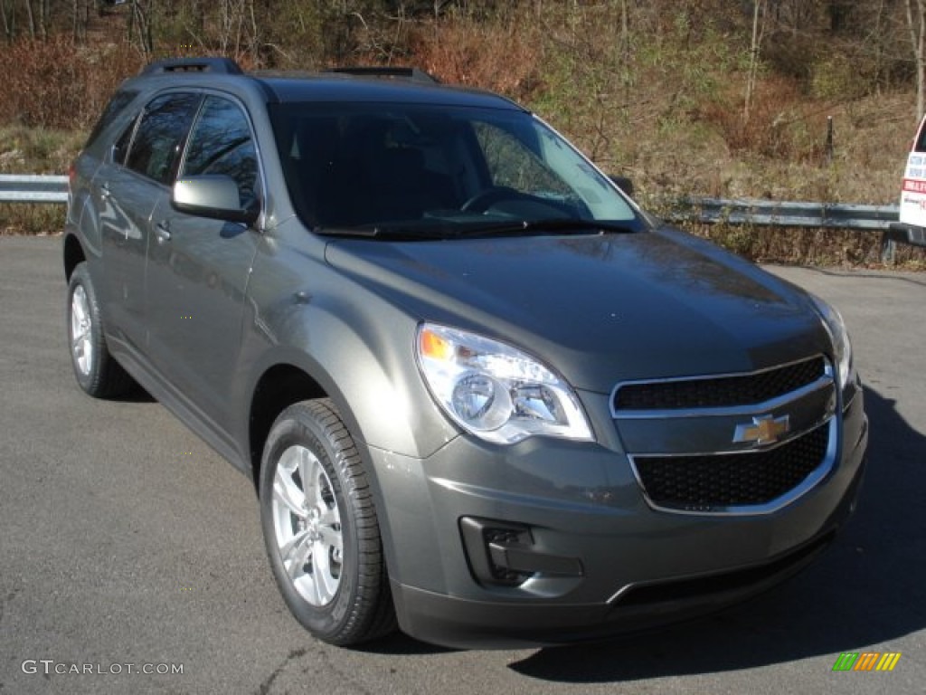 2013 Equinox LT AWD - Steel Green Metallic / Jet Black photo #2
