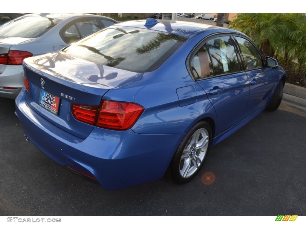 2013 3 Series 328i Sedan - Estoril Blue / Black photo #3
