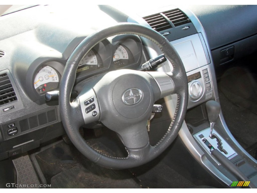 2006 Scion tC Standard tC Model Dark Charcoal Steering Wheel Photo #73604297